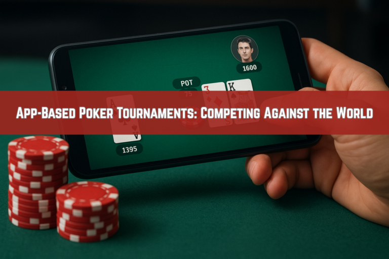App-Based Poker Tournaments: Competing Against the World
