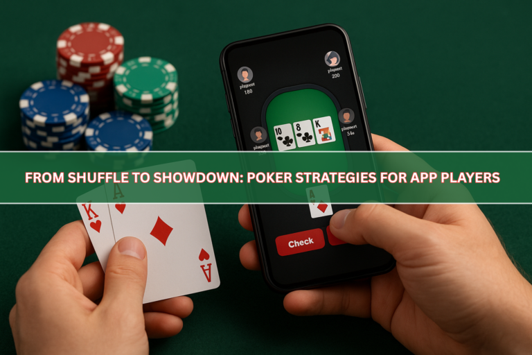 From Shuffle to Showdown: Poker Strategies for App Players