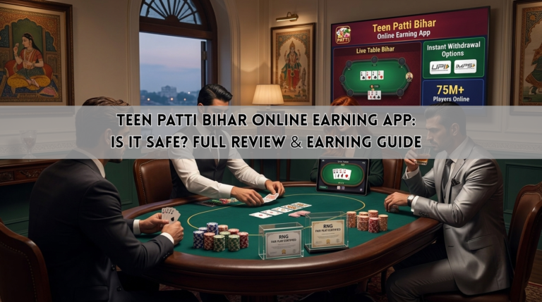 Teen Patti Bihar Online Earning App: Is It Safe? Full Review & Earning Guide
