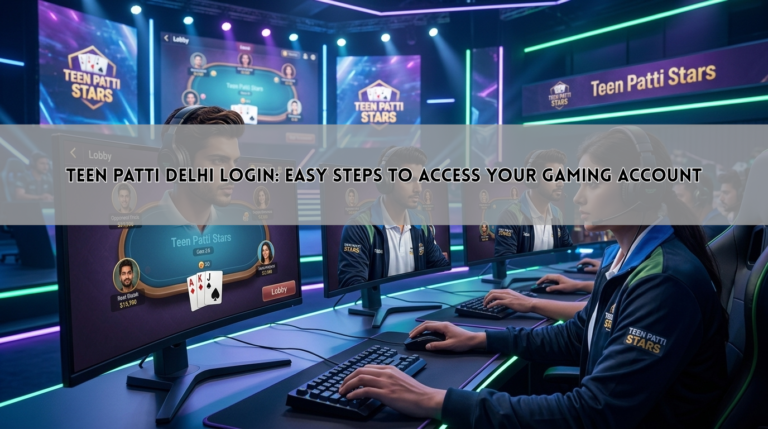 Teen Patti Delhi Login: Easy Steps to Access Your Gaming Account