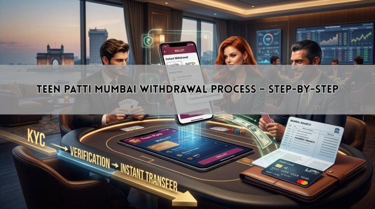 Teen Patti Mumbai Withdrawal Process – Step-by-Step