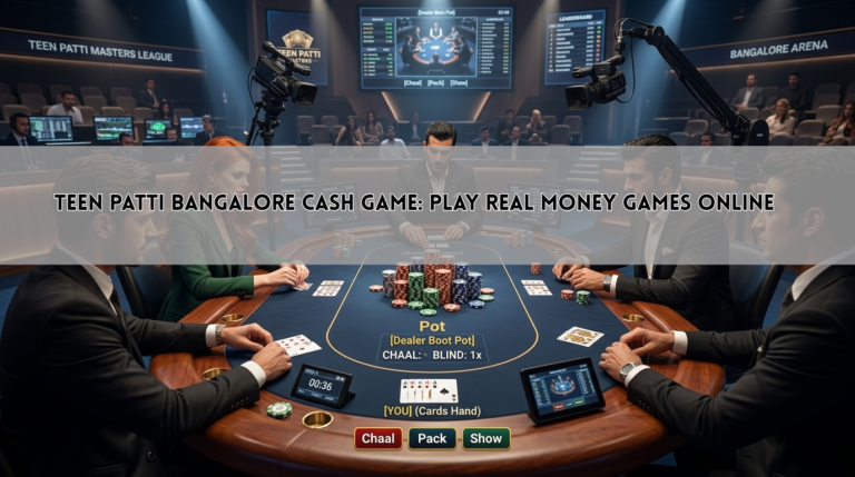 Teen Patti Bangalore Cash Game: Play Real Money Games Online
