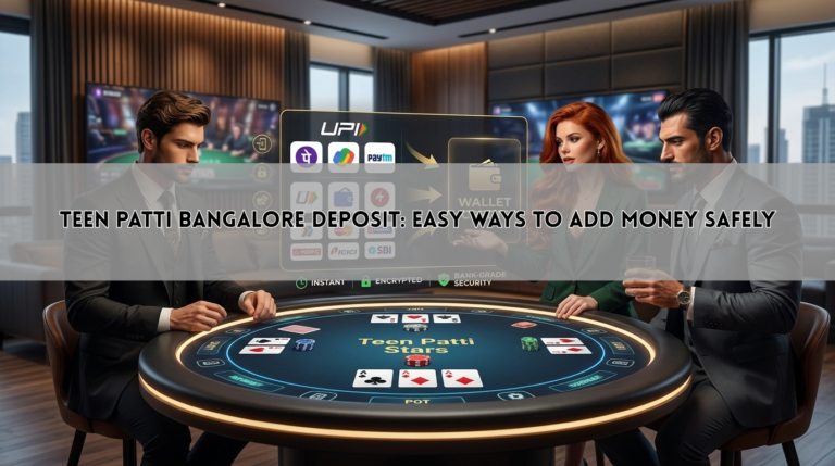 Teen Patti Bangalore Deposit: Easy Ways to Add Money Safely