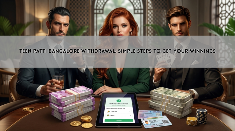 Teen Patti Bangalore Withdrawal: Simple Steps to Get Your Winnings