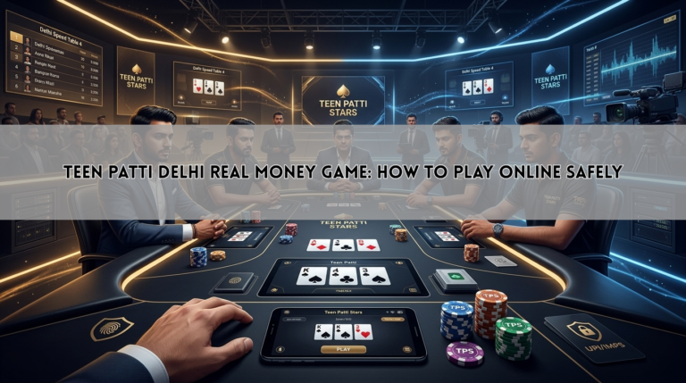 Teen Patti Delhi Real Money Game: How to Play Online Safely